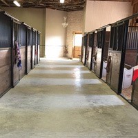 barn aisle